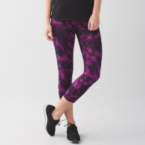 Lululemon Wunder Under Crop Legging Breezie regal plum